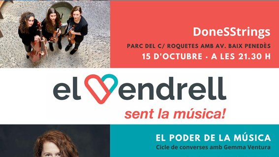 Es presenten noves propostes del projecte “El Vendrell sent la música” per al mes d’octubre