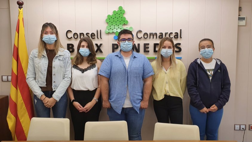 El Consell Comarcal del Baix Penedès incorpora 4 joves en pràctiques