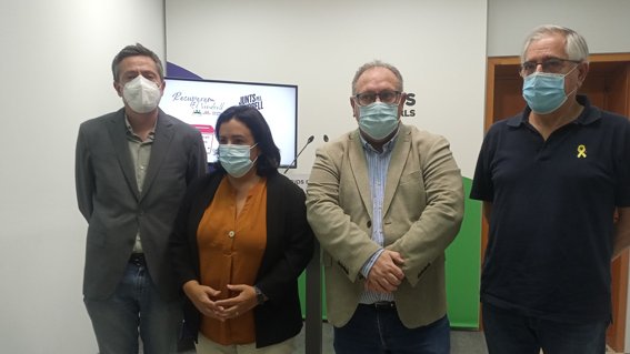 Els grups de l'oposició de l'Ajuntament del Vendrell es manifesta davant la situació de l'alcaldia