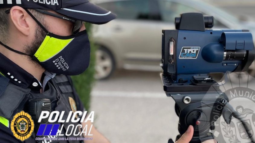 Campanya de la Policia Local del Vendrell contra els excessos de velocitat