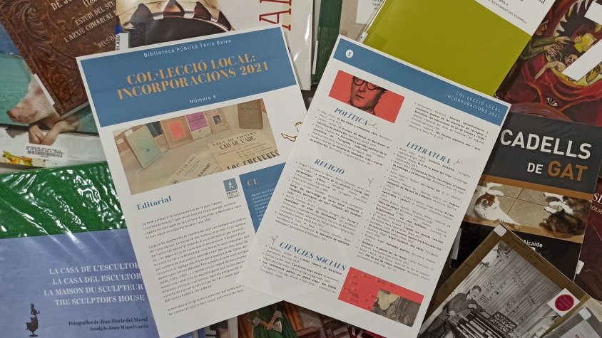 Publicada la 8ena edició de la bibliografia amb les noves incorporacions al fons local de la Biblioteca Pública Terra Baixa durant el 2021