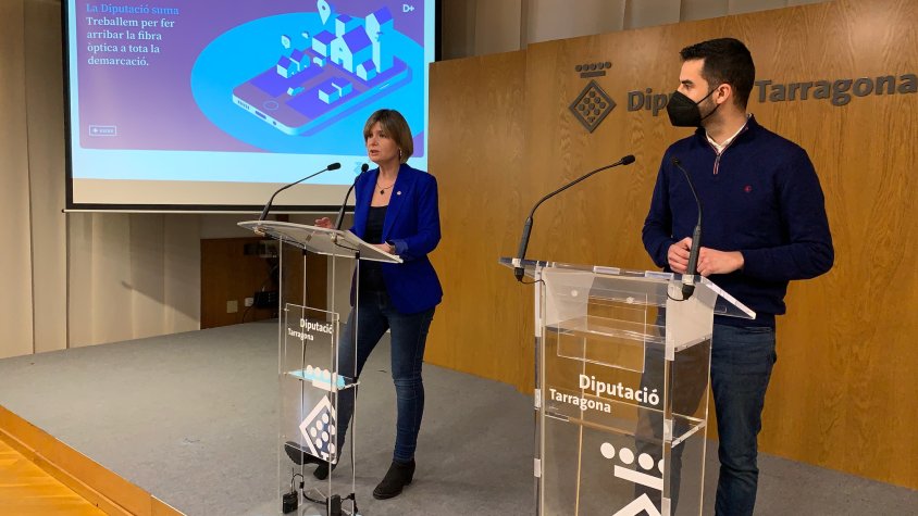 La Diputació inicia les obres per permetre l'arribada de la fibra òptica a 41 municipis petits a través de la seva xarxa viària 
