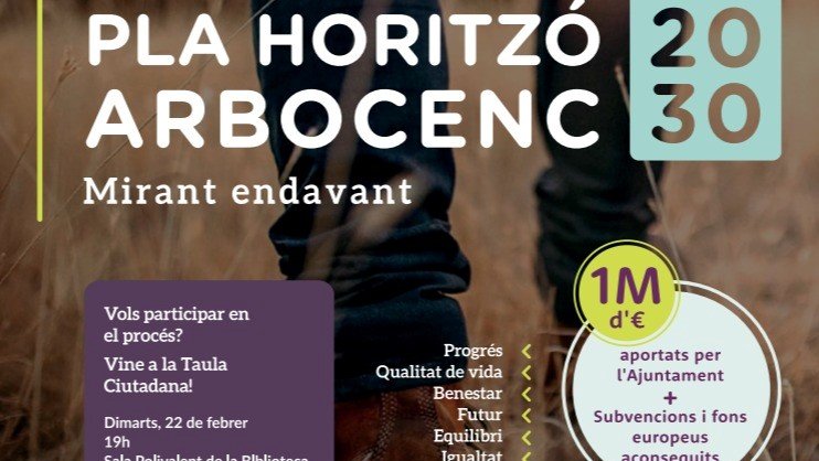 Un milió d'euros perquè els ciutadans de l'Arboç defineixin com volen que sigui el poble el 2030