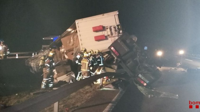 Mor un dels conductors de l'accident a Banyeres del Penedès