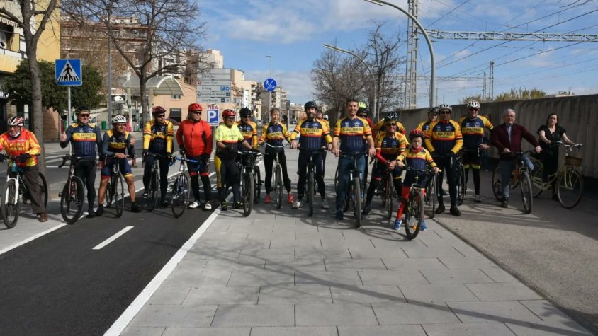 Finalitzen les obres del carril bici d'El Vendrell 