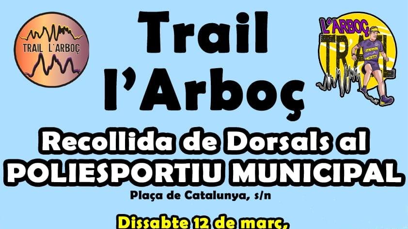 L'Arboç acollirà aquest proper diumenge la Cursa TRAIL L'ARBOÇ amb més de 300 participants i puntuable pel campionat provincial
