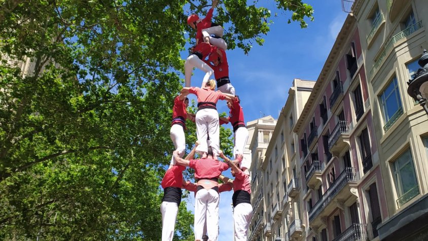 Nens del Vendrell actuen a les diades de Sant Jordi a Vilanova i Can Jorba