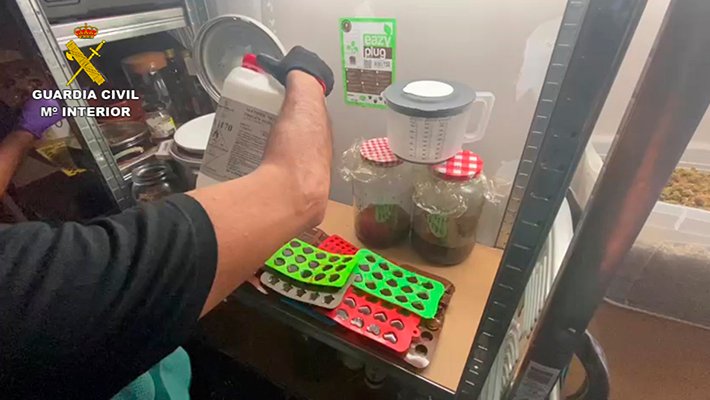 Detingut un veí de Coma-ruga acusat de tenir un laboratori de llaminadures de marihuana