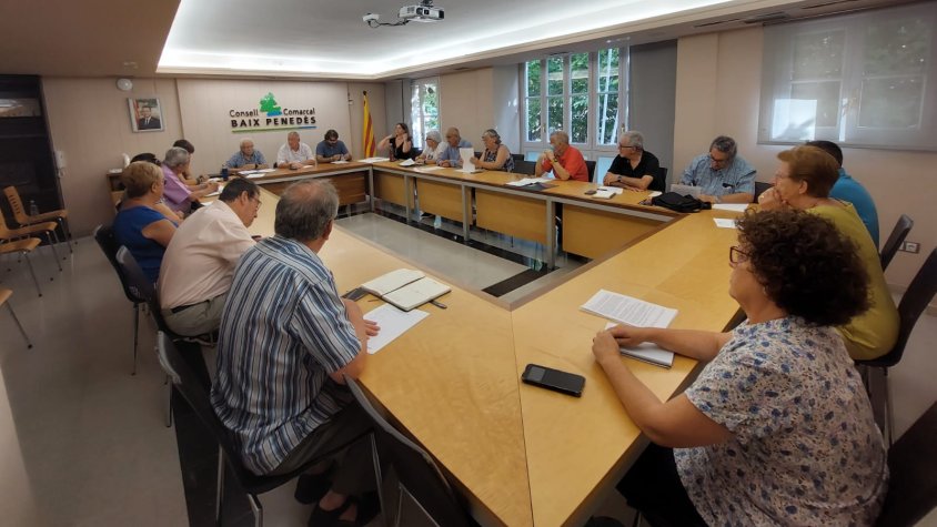 Primera reunió del Consell Consultiu de la Gent Gran amb la participació d'entitats de 12 municipis del Baix Penedès