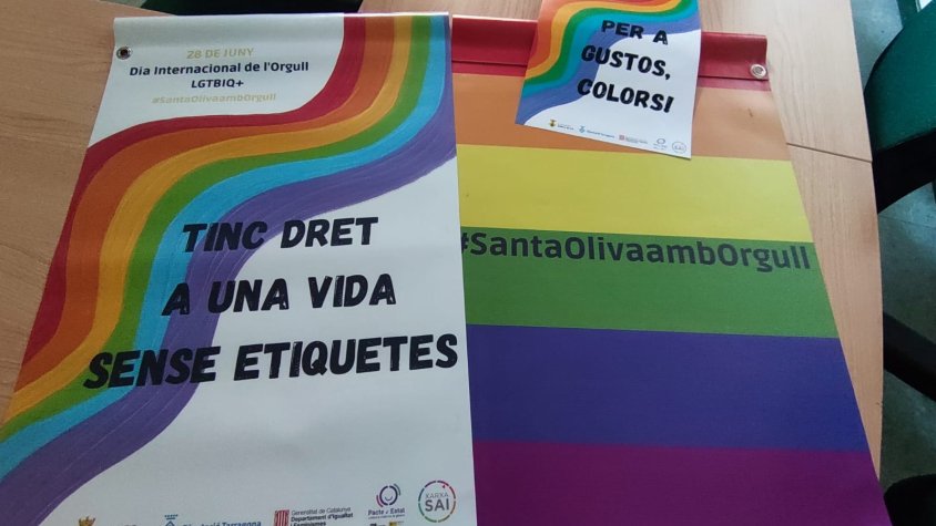 Santa Oliva inicia una campanya de sensibilització contra la LGTBI-fòbia