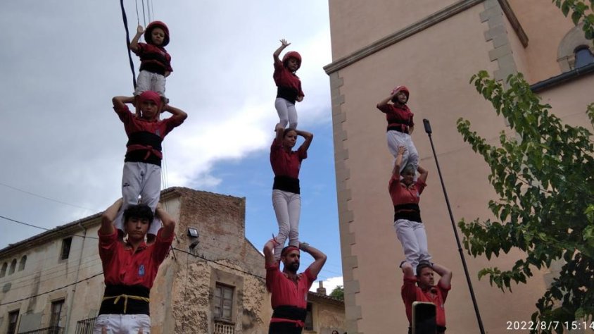 Diada castellera a Llorenç del Penedès