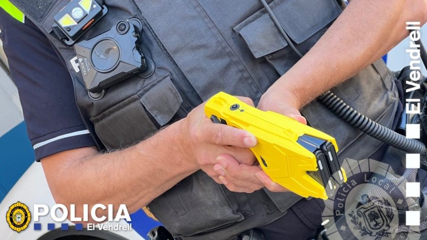 La Policia local incorpora un dispositiu DCE (TÀSER)