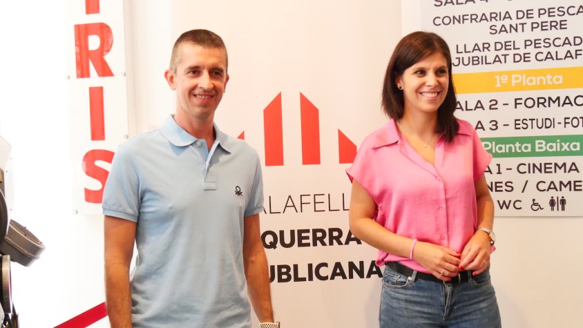 Èxit d'assistència a l'acte de presentació de l'alcaldable d'ERC Calafell, Òscar Albaiceta