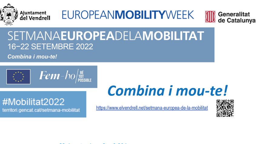 Tres dies d'activitats al Vendrell per la Setmana Europea de la Mobilitat