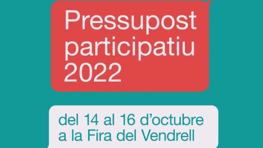 S’inicia la campanya informativa per a promoure la votació del pressupost participatiu