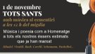 Tots Sants amb música per al repòs al cementiri de Santa Oliva