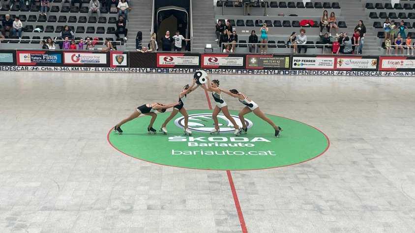 Una vuitantena de participacions a la 1a Fase Comarcal de Patinatge