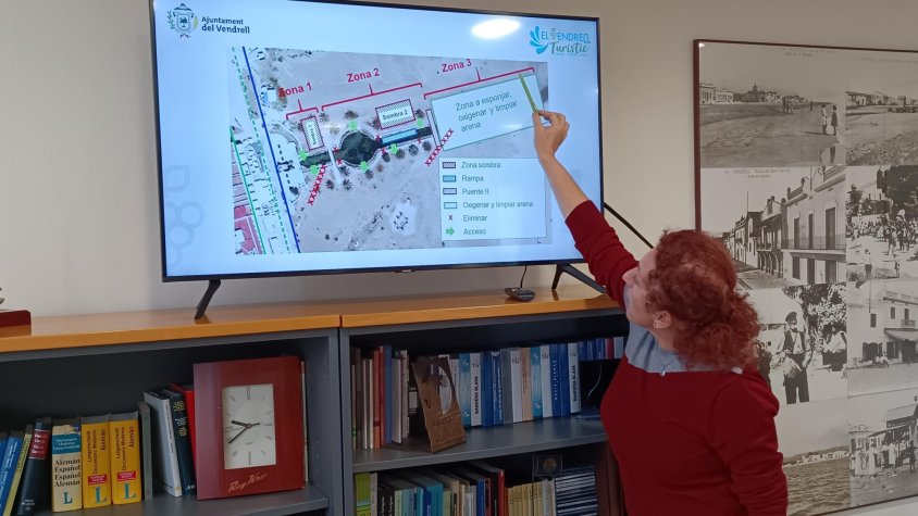La Regidoria de Platges presenta un projecte per potenciar l’actiu de salut a l’aire lliure del Riuet de Coma-ruga