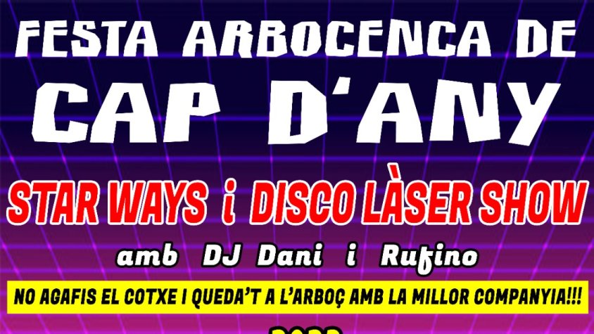 L'Arboç recupera la festa de Cap d'Any a la Sala Polivalent