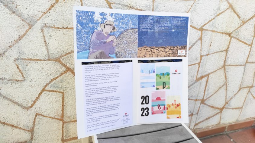 Òmnium Baix Penedès dedica el seu calendari costumari de 2023 al municipi de Calafell