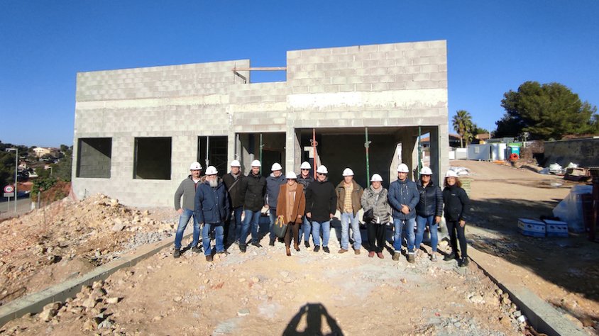 La construcció del centre cívic de Valldemar, Montmar i les Brises, avança ràpid i l’equipament obrirà l’estiu vinent