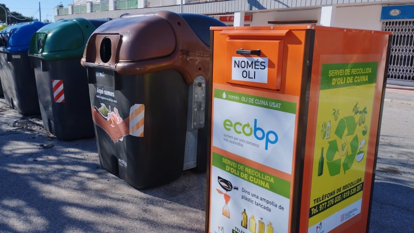S’augmenta el nombre de punts de recollida d’oli domèstic al municipi