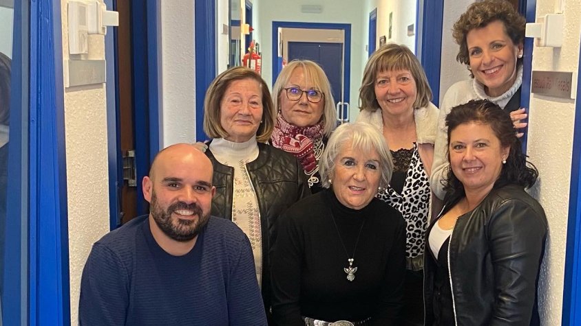 Un grup de jubilades del Vendrell i Roda de Berà celebren el 'Dia Mundial de la Ràdio'