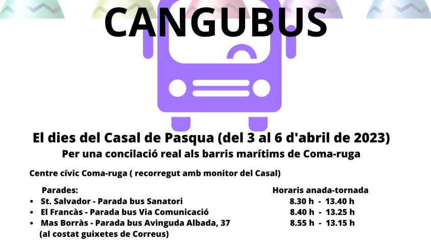 Casal de Pasqua i Cangubus 2023amb el Temps per Cures