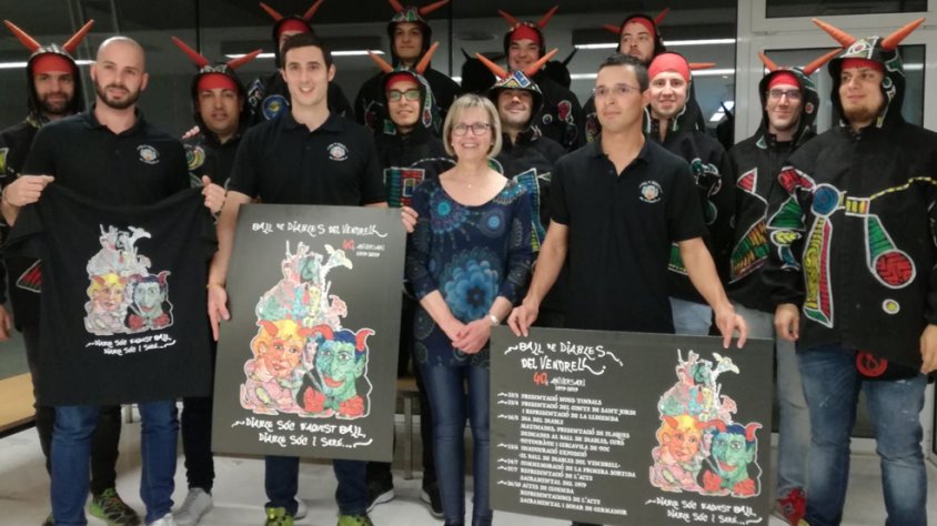 El Ball de Diables del Vendrell commemora els 40 anys de la seva recuperació