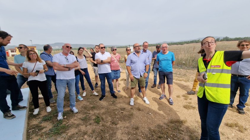 Jornada de portes obertes a la depuradora comarcal per visitar les noves instal.lacions de cogeneració energètica.