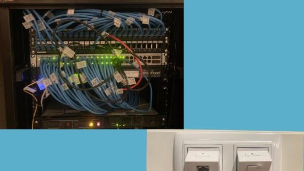 S’ha renovat el cablejat de la xarxa de comunicacions de l’edifici del consistori de Sant Jaume dels Domenys
