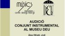 Concert de Conjunt intrumental de l’Escola Músics al Museu Deu