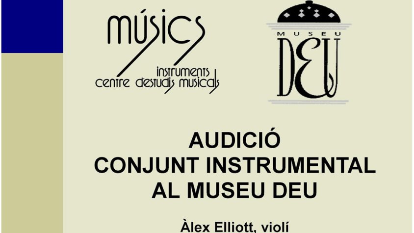 Concert de Conjunt intrumental de l’Escola Músics al Museu Deu