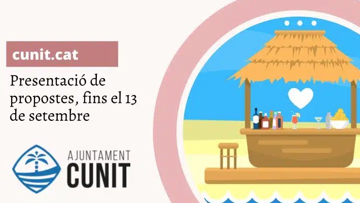 Oberta la licitació per explotar dues guinguetes tipus “Bar” a Cunit
