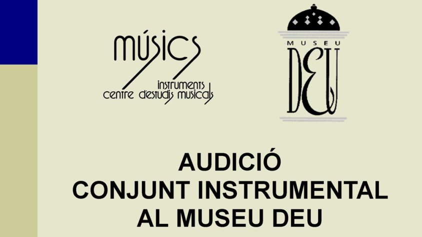 Concert al Museu Deu: "Conjunts Instrumentals"