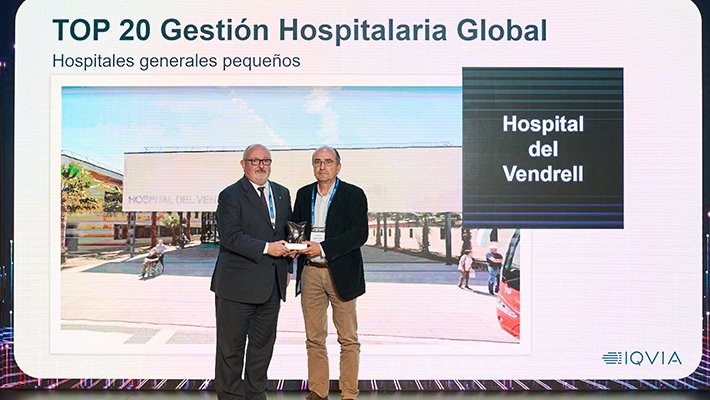El premi ha estat recollit pel director de l'hospital, el Dr. Josep Mercadé