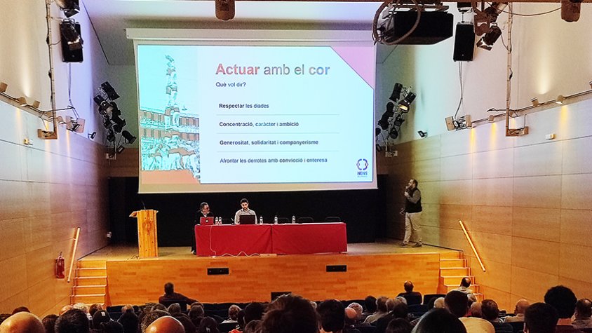 Es va presentar un projecte tècnic i administratiu per liderar la colla els propers dos anys