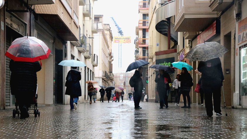 Plou pràcticament arreu del país