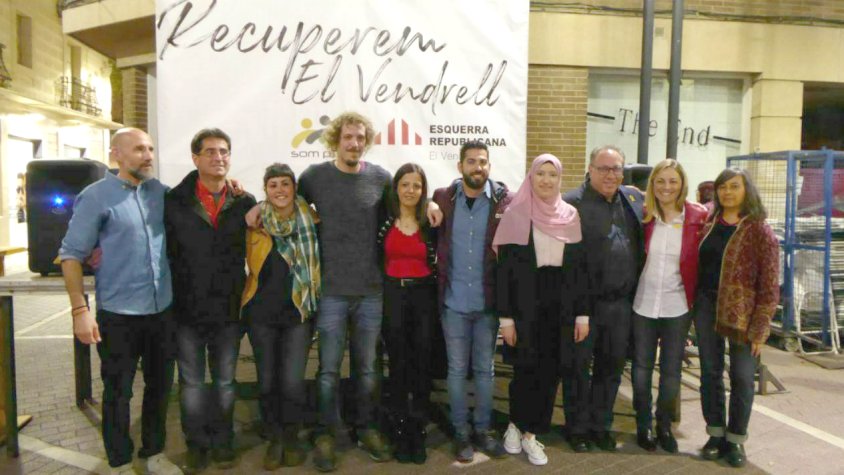 Presentació candidatura conjunta Som Poble i ERC al Vendrell