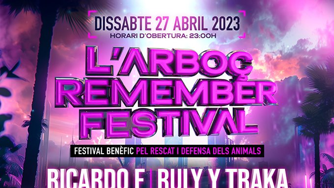 La festa benèfica serà el pròxim 27 d’abril a partir de les 23:00h a la sala Polivalent de l’Arboç.