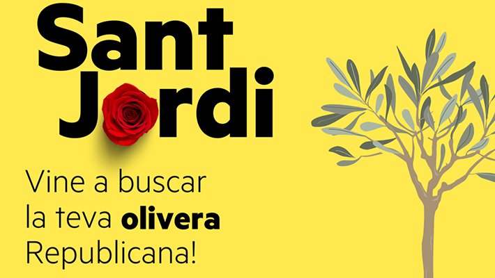 Esquerra Republicana del Vendrell espera que aquestes oliveres portin prosperitat a les llars on arribin