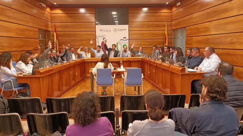 El ple ordinari es va celebrar el 29 d’abril