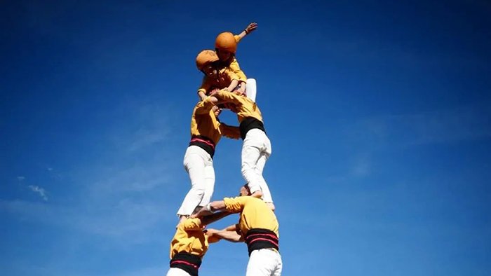 Malgrat no aconseguir la clàssica de 7 a Sant Joan de Mediona, els castellers estan satisfets amb la diada