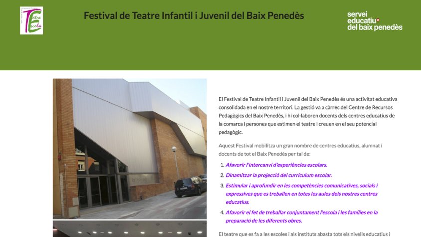Teatre a les aules: un treball per competències