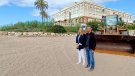 Comença l’aportació de sorra a la platja del Francàs del Vendrell
