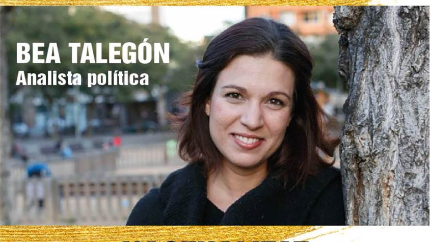 Bea Talegón que es presenta com a analista política, serà al Vendrell (Baix Penedès) el divendres 3 de maig