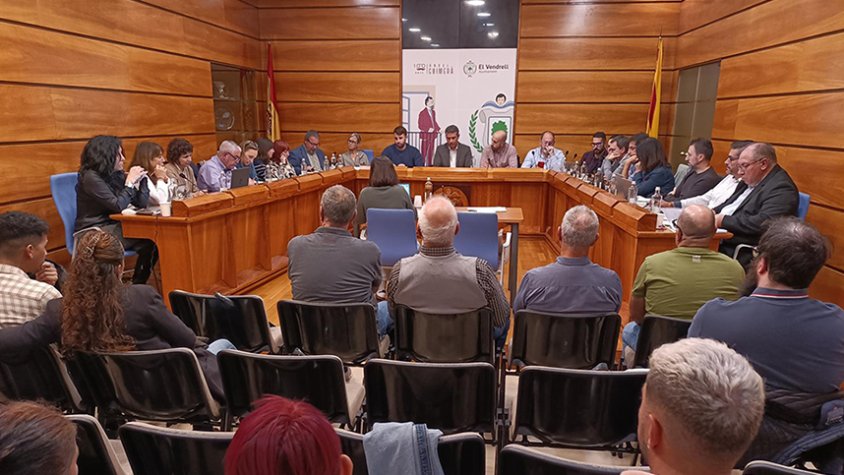 L’Ajuntament del Vendrell va celebrar el 28 d’octubre una sessió de ple ordinària