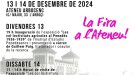 L’Ateneu Arbocenc celebra la fira de Santa Llúcia amb 4 activitats per a tots els públics 