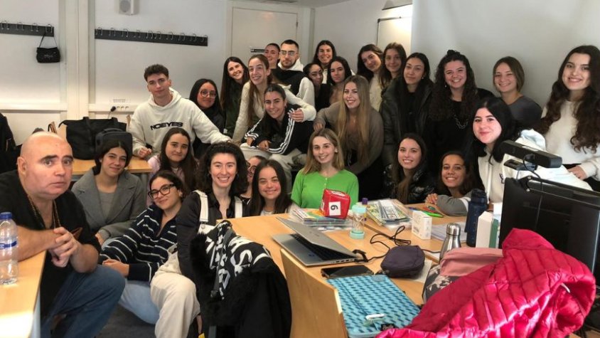 Al Campus del Baix Penedès ho va fer Maria Batet, ambdues participants en els projectes de Down Tarragona.