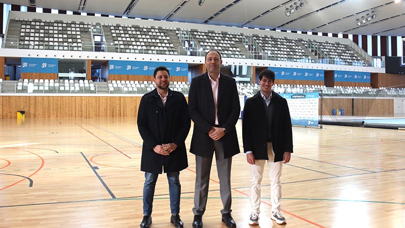 El conseller d'Esports, Berni Álvarez, ha visitat aquest divendres el Palau on ha reconegut que "la Generalitat tenia un deute històric amb Tarragona".